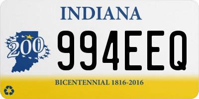 IN license plate 994EEQ