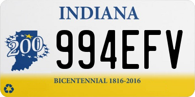 IN license plate 994EFV