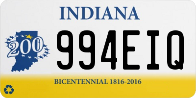 IN license plate 994EIQ