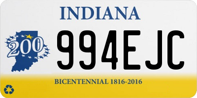 IN license plate 994EJC