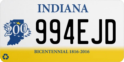 IN license plate 994EJD