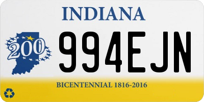 IN license plate 994EJN