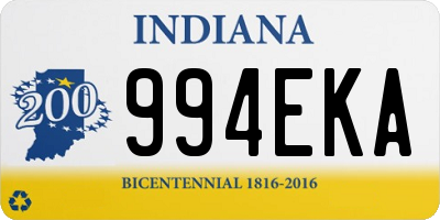 IN license plate 994EKA