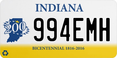 IN license plate 994EMH