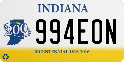 IN license plate 994EON