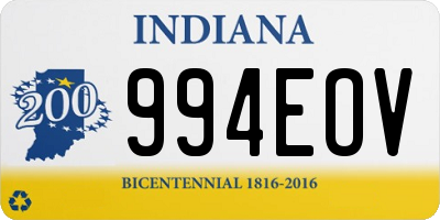 IN license plate 994EOV