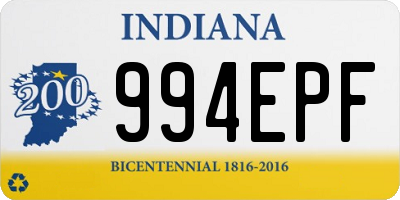 IN license plate 994EPF