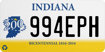 IN license plate 994EPH