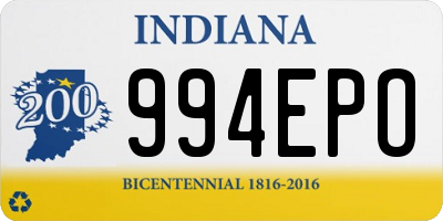 IN license plate 994EPO