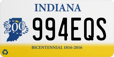 IN license plate 994EQS