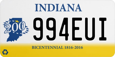 IN license plate 994EUI