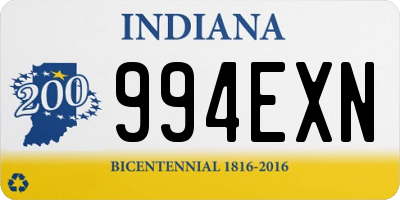 IN license plate 994EXN