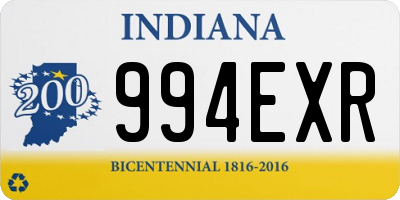 IN license plate 994EXR