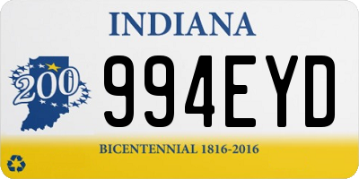 IN license plate 994EYD