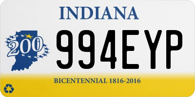 IN license plate 994EYP