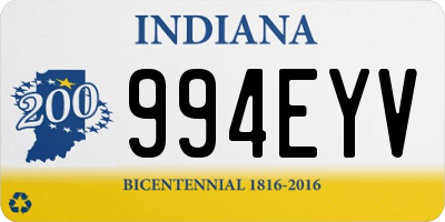 IN license plate 994EYV