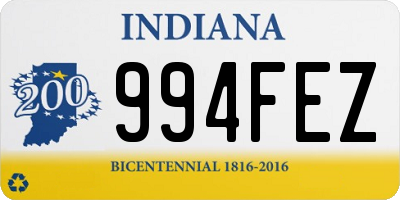 IN license plate 994FEZ