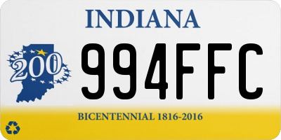 IN license plate 994FFC