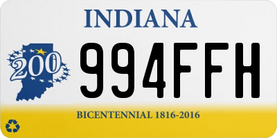 IN license plate 994FFH