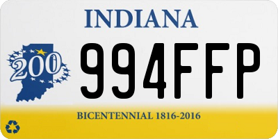 IN license plate 994FFP