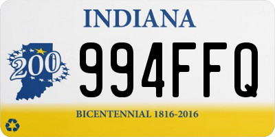 IN license plate 994FFQ