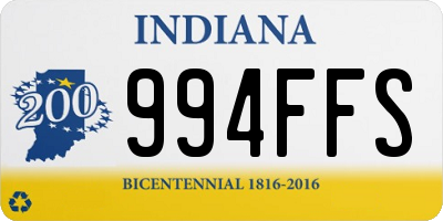 IN license plate 994FFS