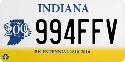 IN license plate 994FFV