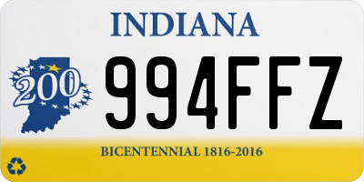 IN license plate 994FFZ