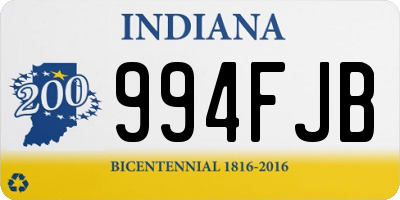 IN license plate 994FJB