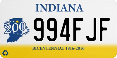 IN license plate 994FJF