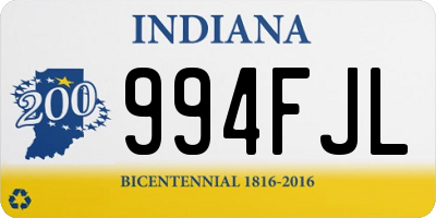 IN license plate 994FJL