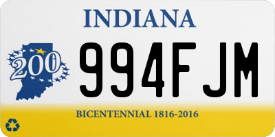 IN license plate 994FJM