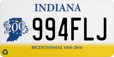 IN license plate 994FLJ