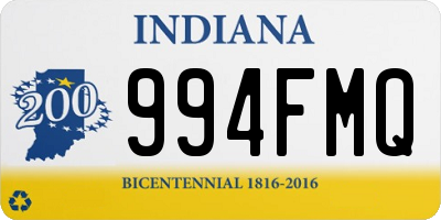 IN license plate 994FMQ