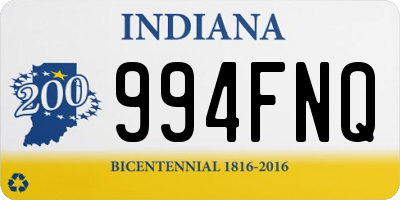 IN license plate 994FNQ