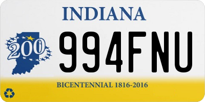 IN license plate 994FNU