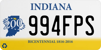 IN license plate 994FPS