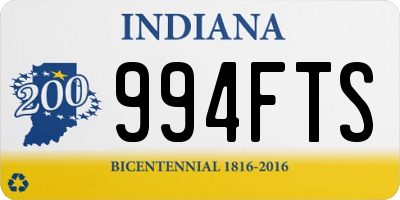 IN license plate 994FTS