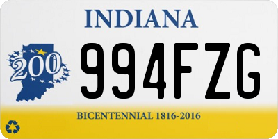 IN license plate 994FZG