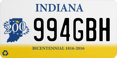 IN license plate 994GBH