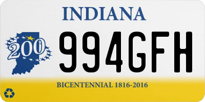 IN license plate 994GFH