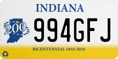 IN license plate 994GFJ