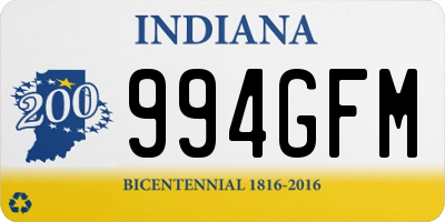 IN license plate 994GFM