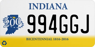 IN license plate 994GGJ