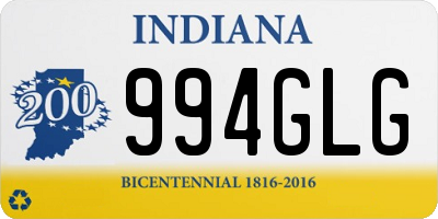 IN license plate 994GLG