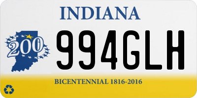 IN license plate 994GLH