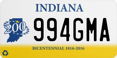 IN license plate 994GMA