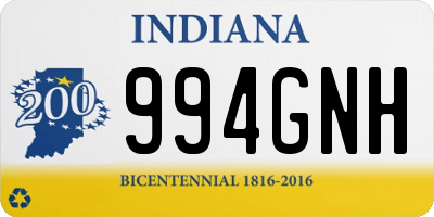 IN license plate 994GNH