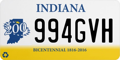 IN license plate 994GVH