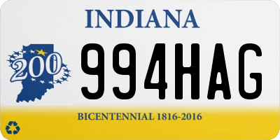 IN license plate 994HAG